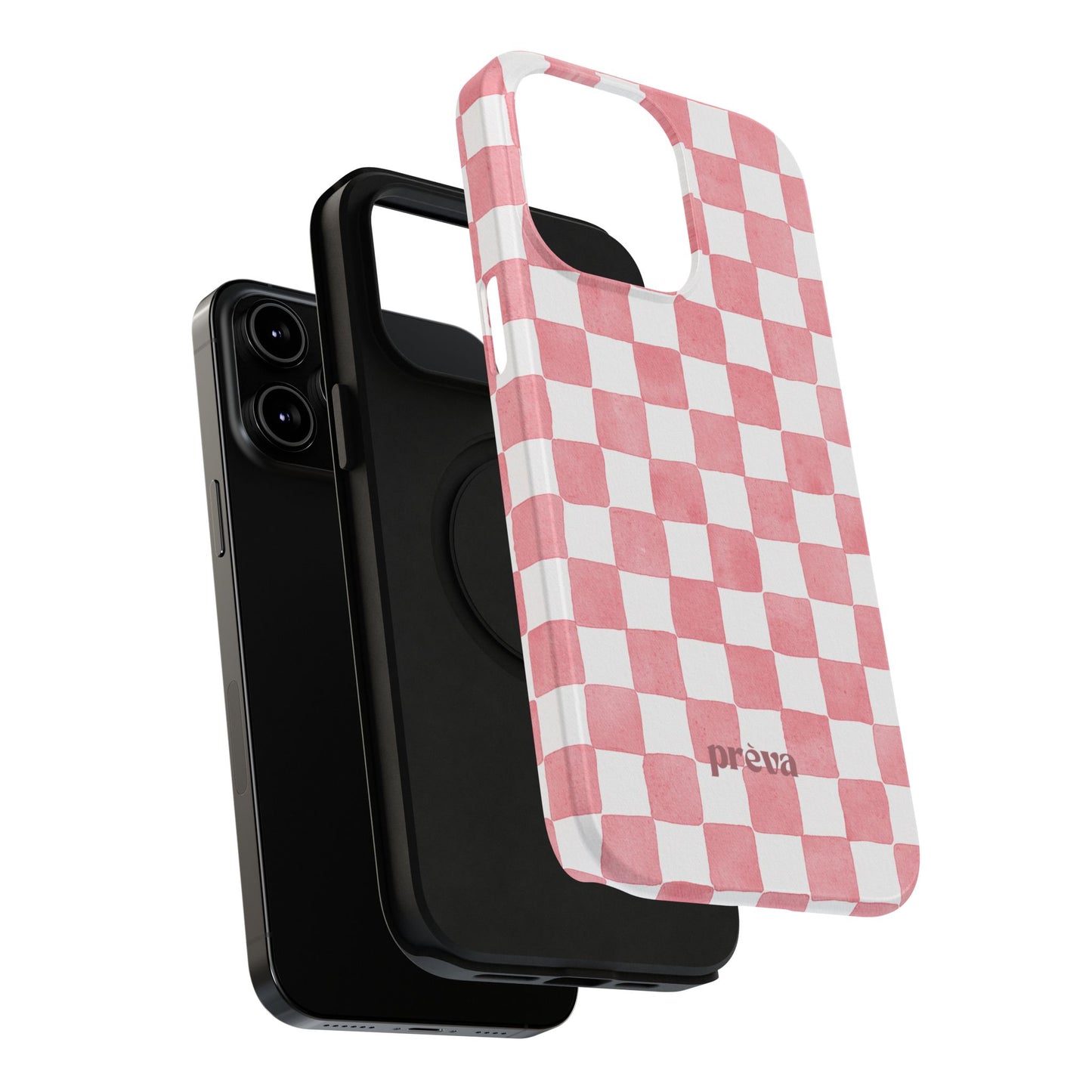 Pink Checkers Phone Case