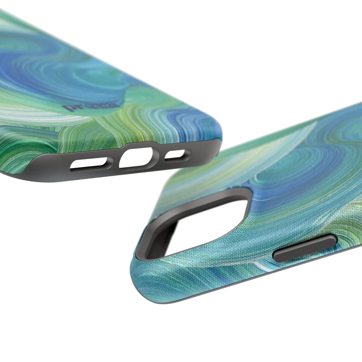Swirling Ocean Impact-Resistant Phone Case