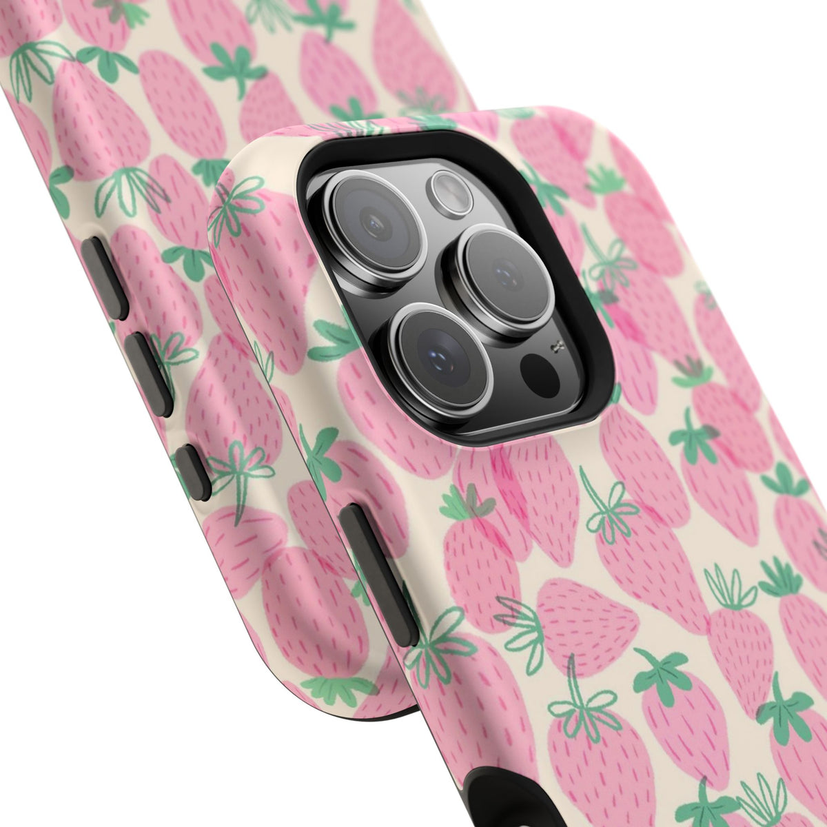 Pink Strawberry Phone Case