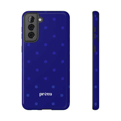 Dark Blue Polka Dots Phone Case