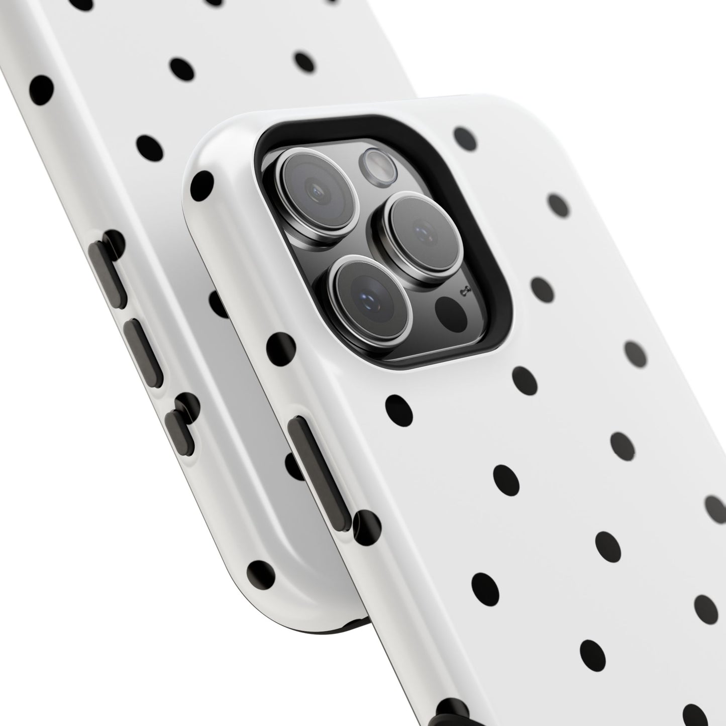B&W polka dots Phone Case