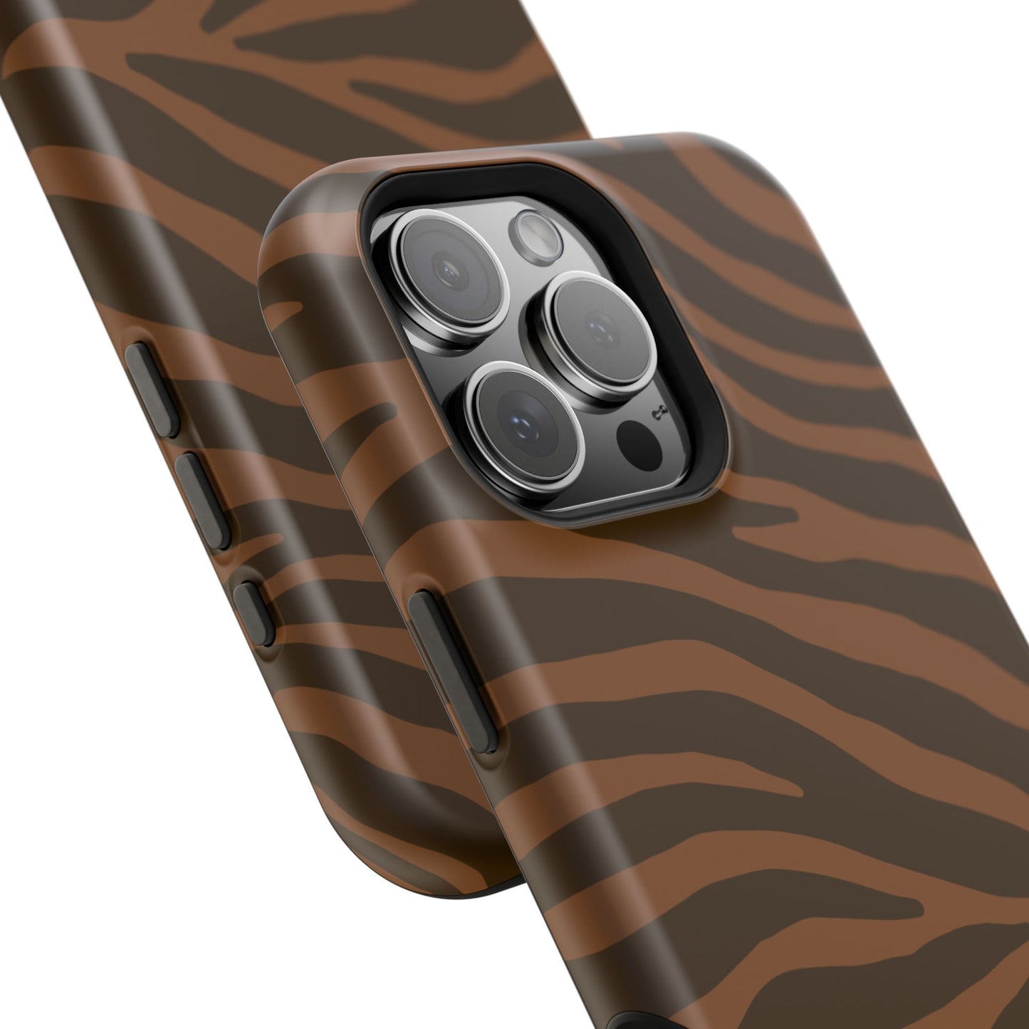 Brown Tiger Stripe Phone Case