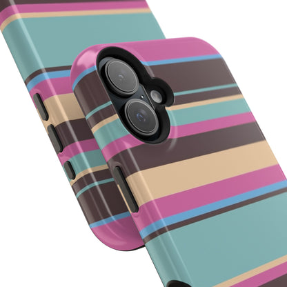 Cocoa Palm Stripes Phone Case