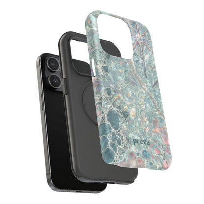 Marbled Seafoam Impact-Resistant Phone Case