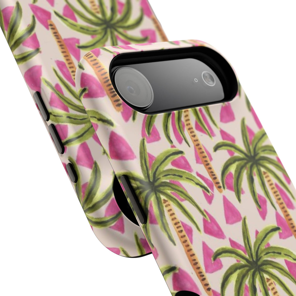 Phone Case — Pink Palm Tree Impact-Resistant Protector