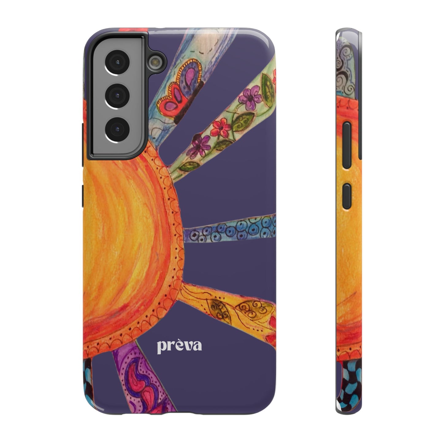 Purple Cancun Sun Phone Case