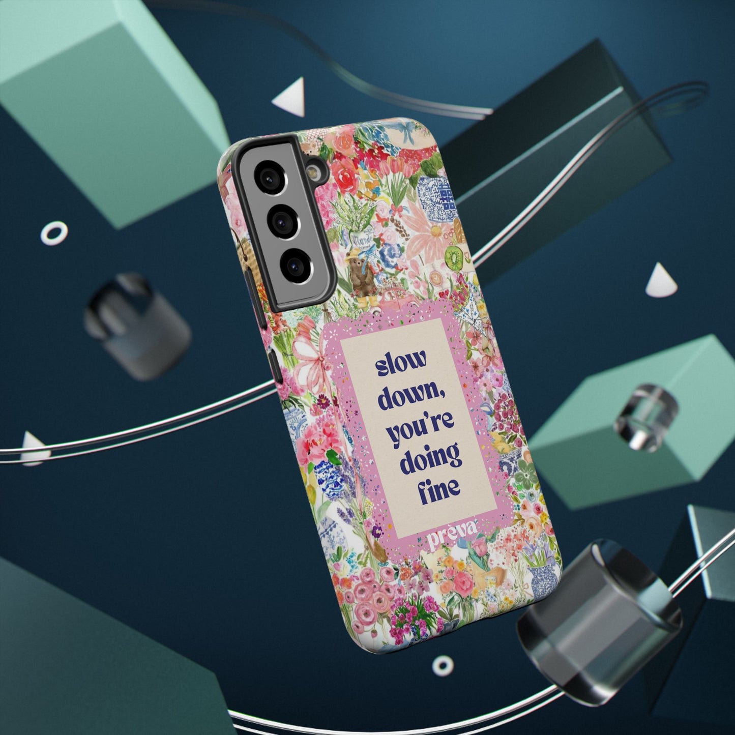 Slow Down Flowers x notsoken Phone Case