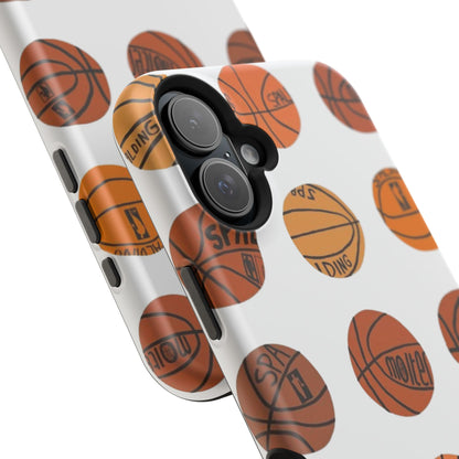 White Basketball Phone Case