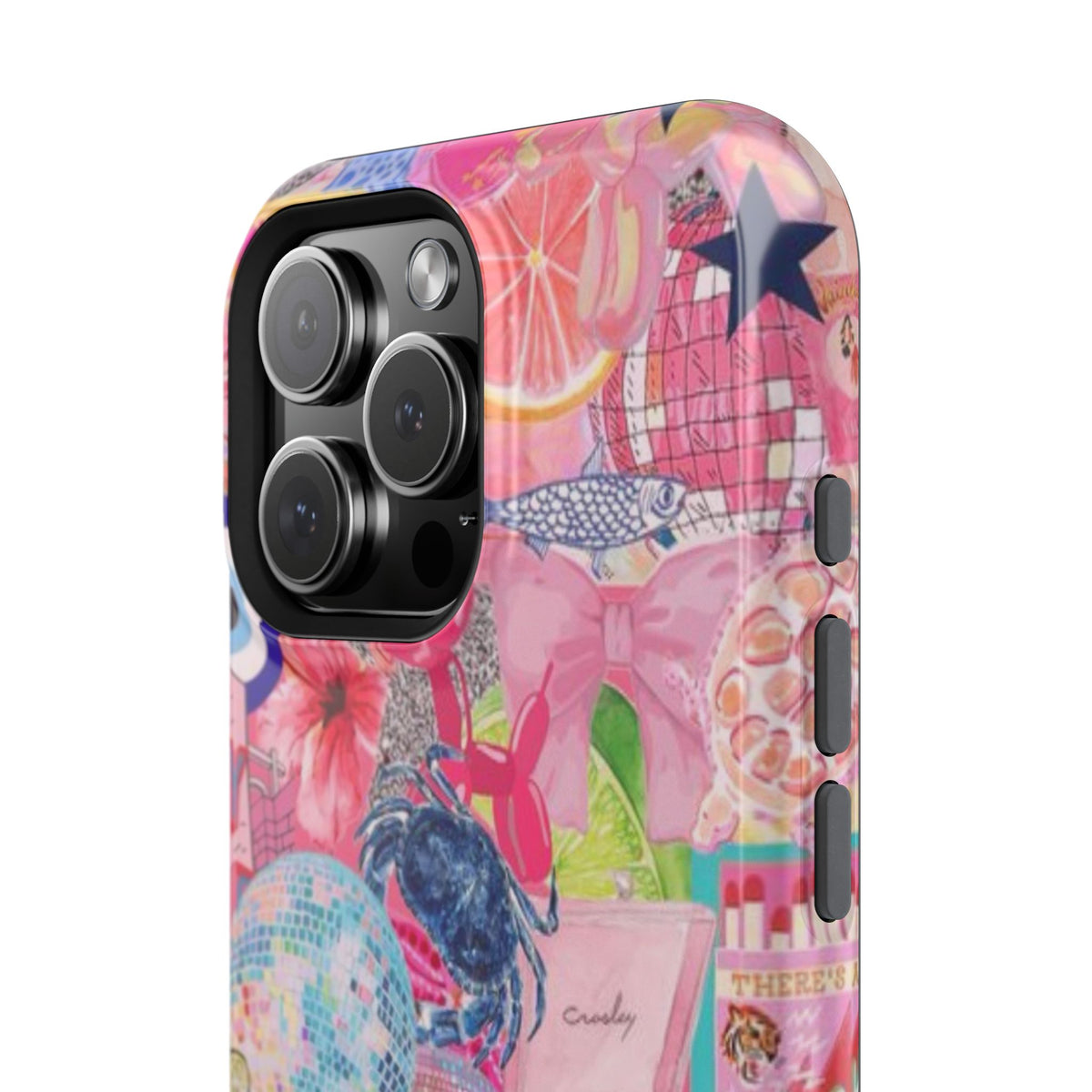 Floral & Pink Collage Phone Case