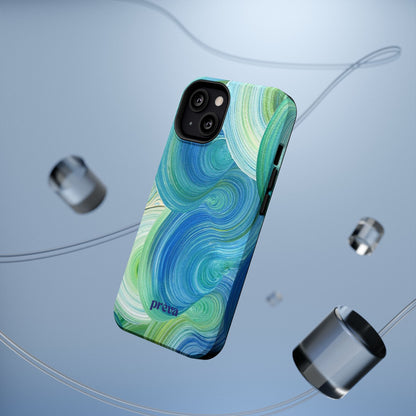 Swirling Ocean Impact-Resistant Phone Case