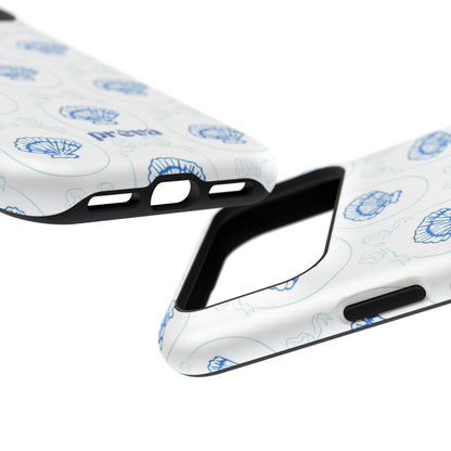 Fancy Teal Shell Phone Case
