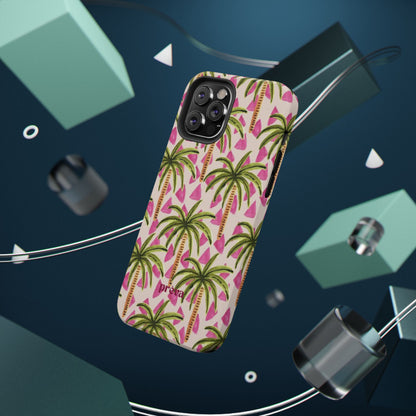 Phone Case — Pink Palm Tree Impact-Resistant Protector