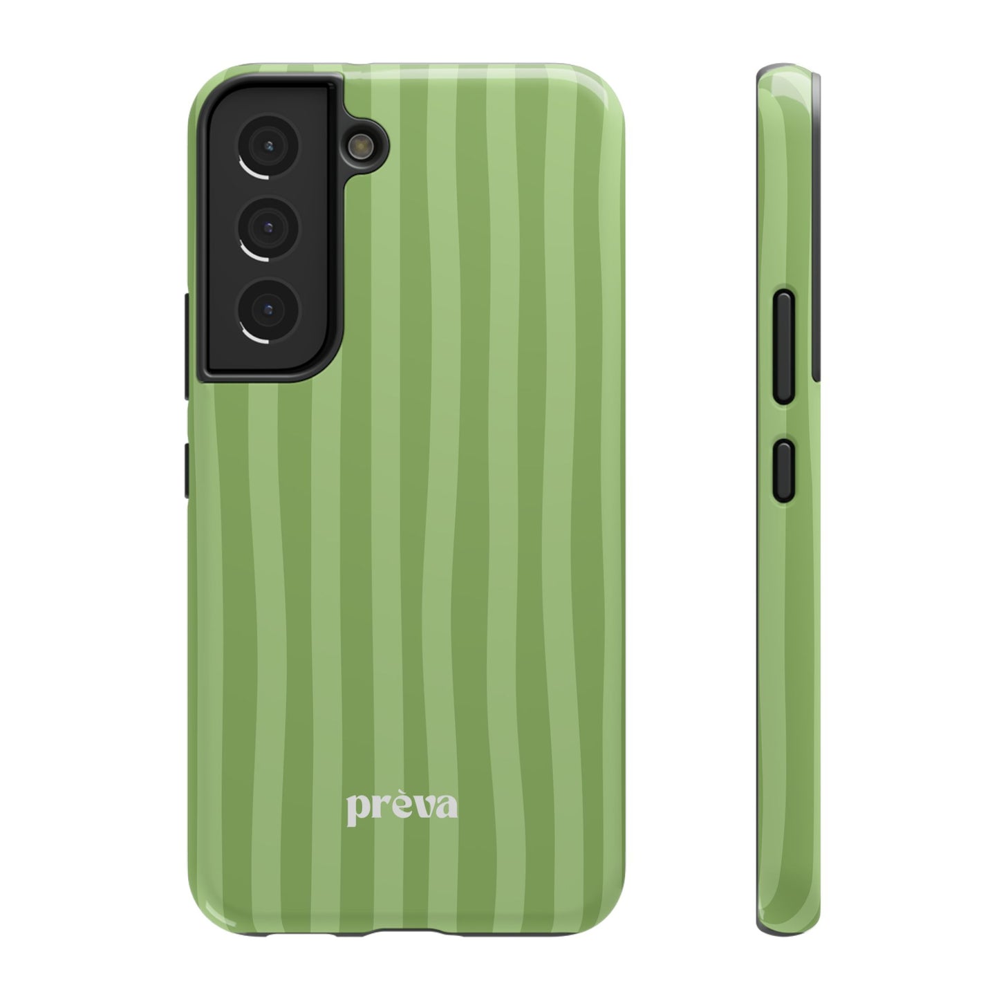 Light Green Stripes Phone Case