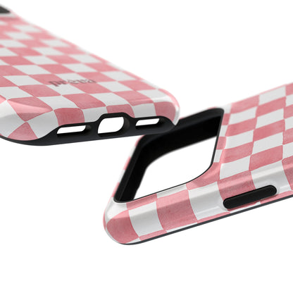 Pink Checkers Phone Case