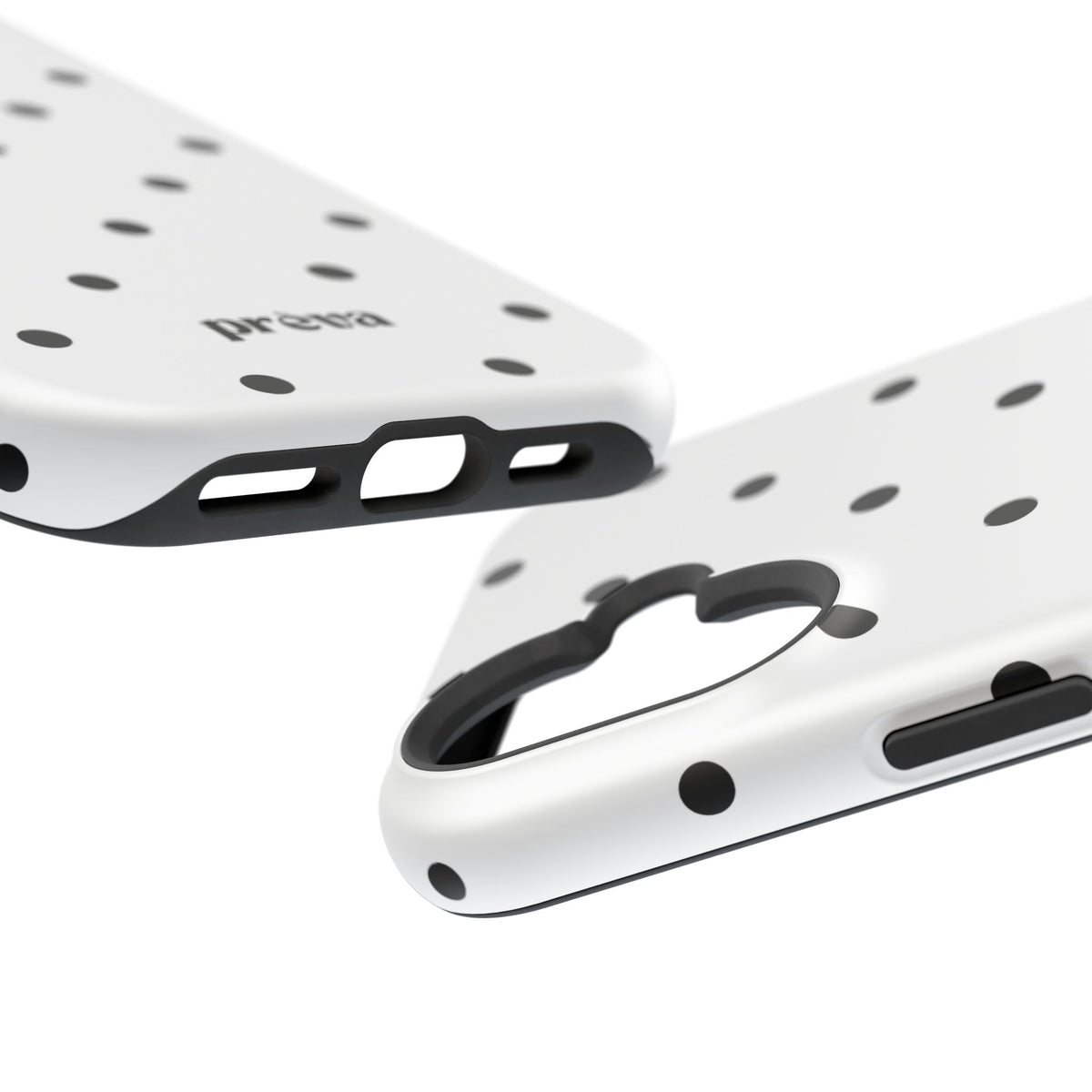 B&W polka dots Phone Case