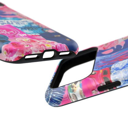 Vibrant Galaxy Collage Phone Case