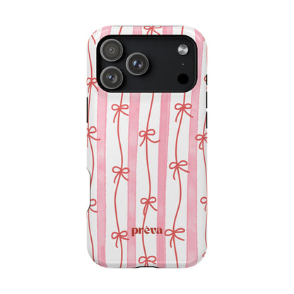 Pink Bow Chain Phone Case