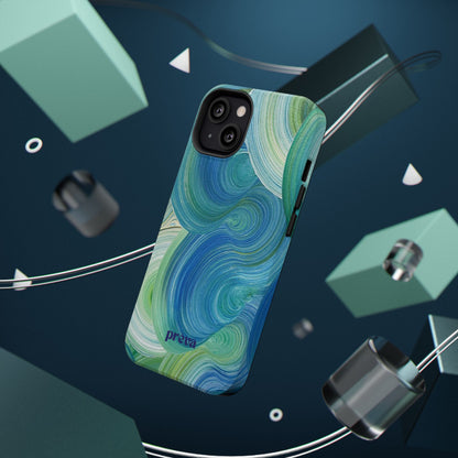 Swirling Ocean Impact-Resistant Phone Case