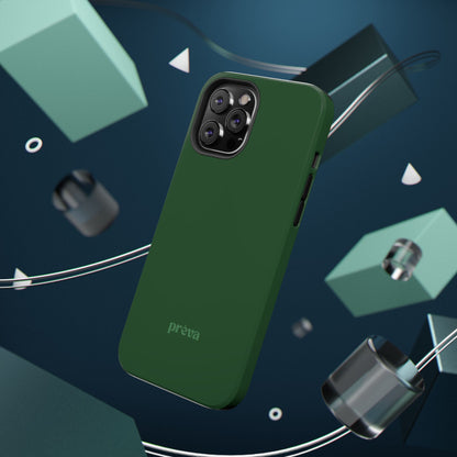 Impact-Resistant Phone Case — Forest Green Slim Armor