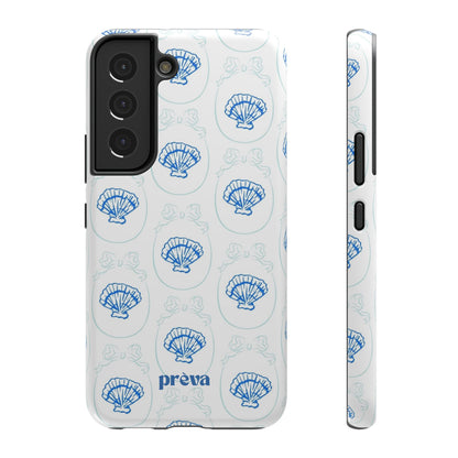 Fancy Teal Shell Phone Case