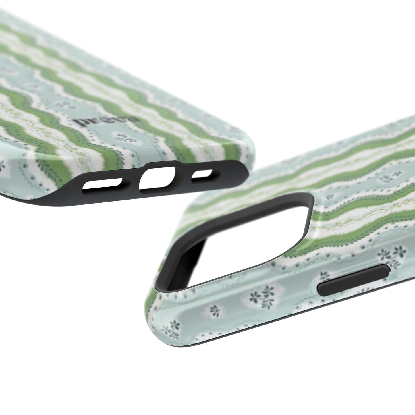 Green Waves Phone Case