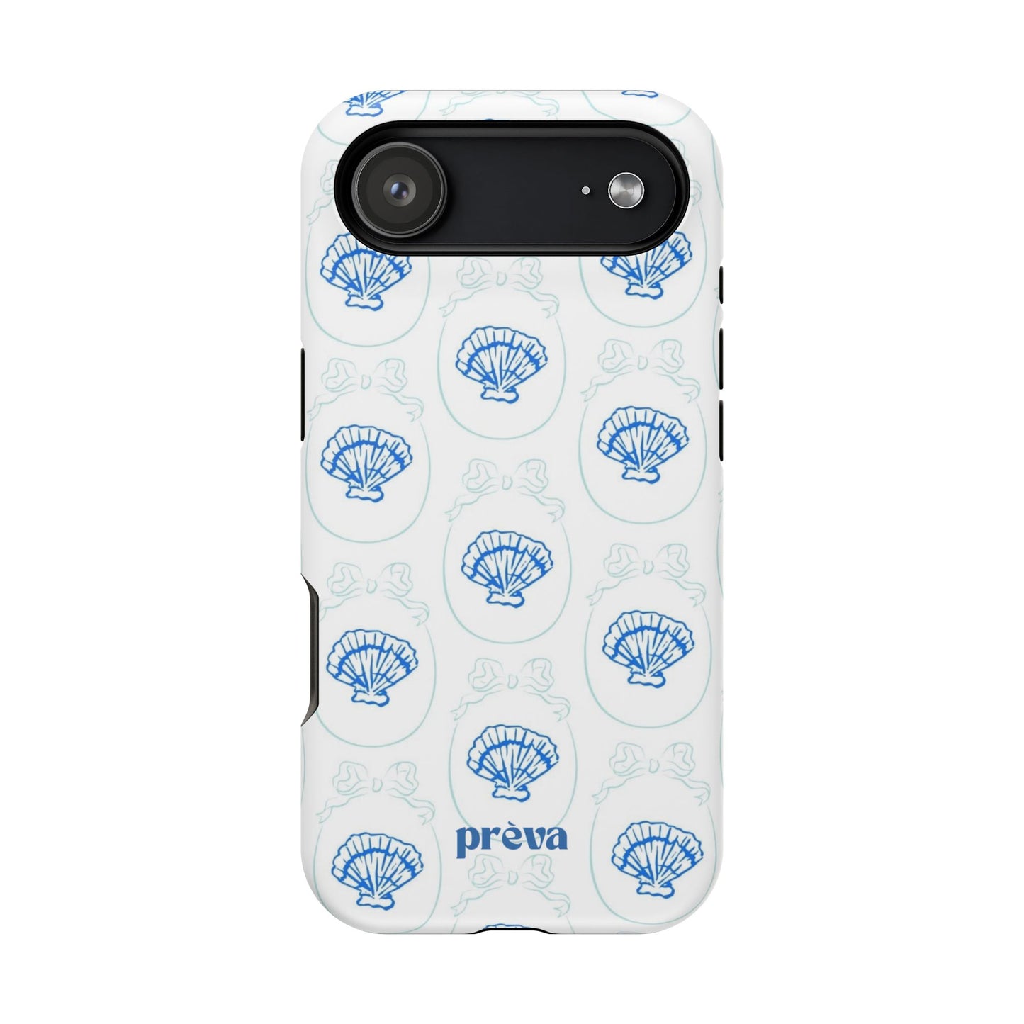Fancy Teal Shell Phone Case
