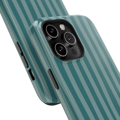 Striped Teal Phone Case