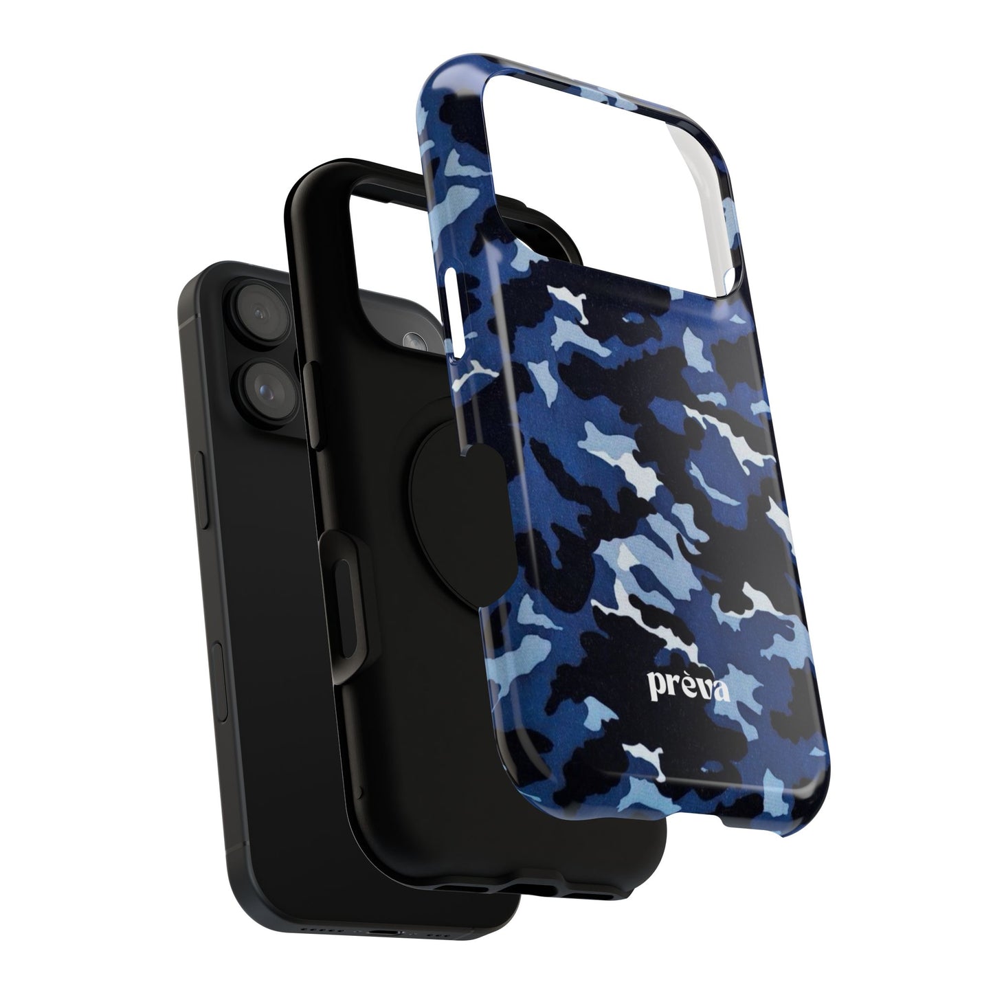 Blue Camo Phone Case