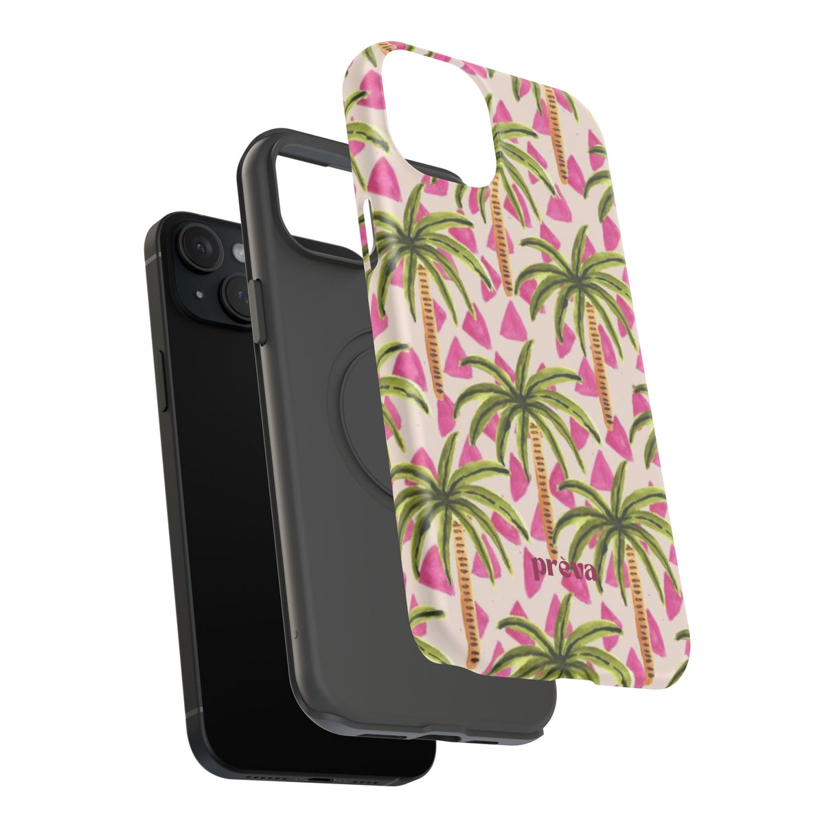 Phone Case — Pink Palm Tree Impact-Resistant Protector