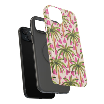 Phone Case — Pink Palm Tree Impact-Resistant Protector