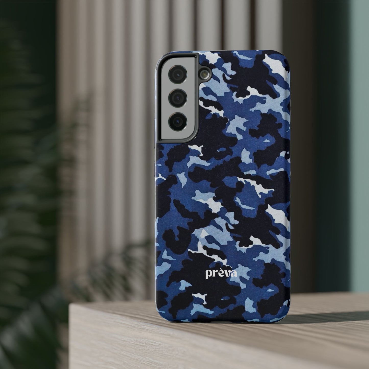 Blue Camo Phone Case