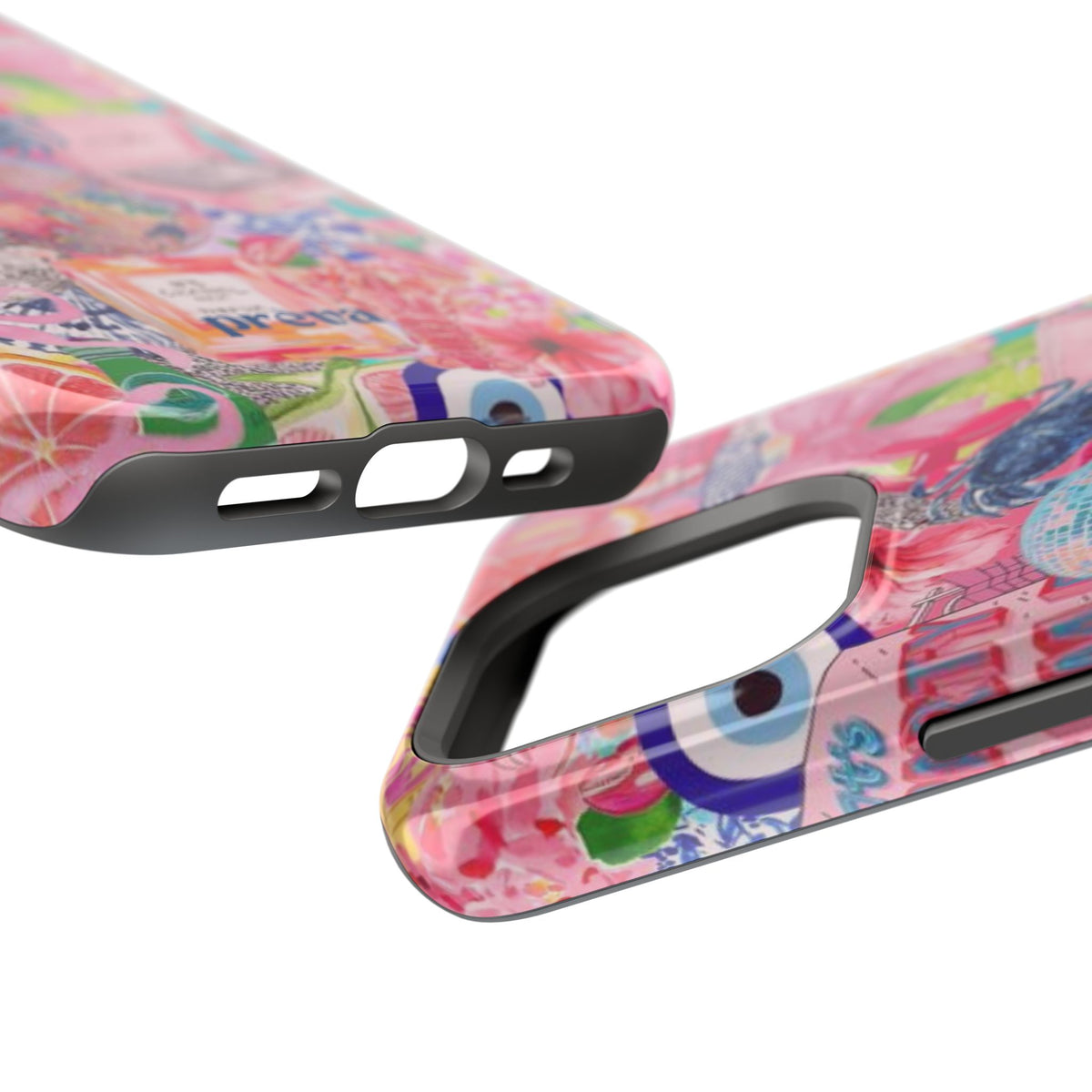 Floral & Pink Collage Phone Case