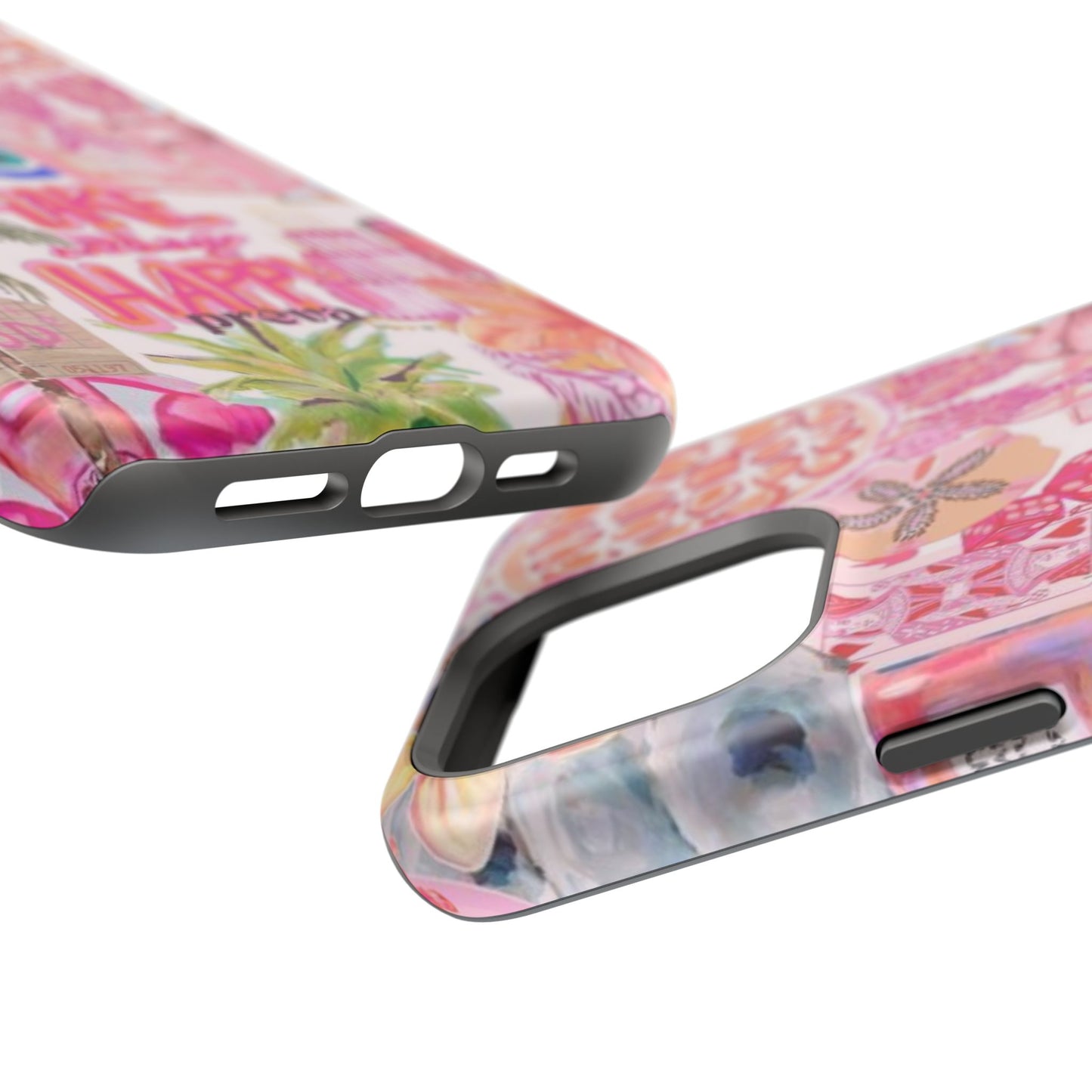 Pink Tropical Collage Phone Case