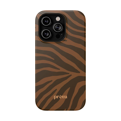 Brown Tiger Stripe Phone Case