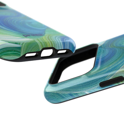 Swirling Ocean Impact-Resistant Phone Case