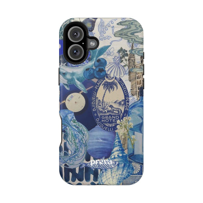 Blue Night Collage Phone Case