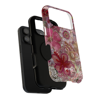 Floral Embroidery Phone Case