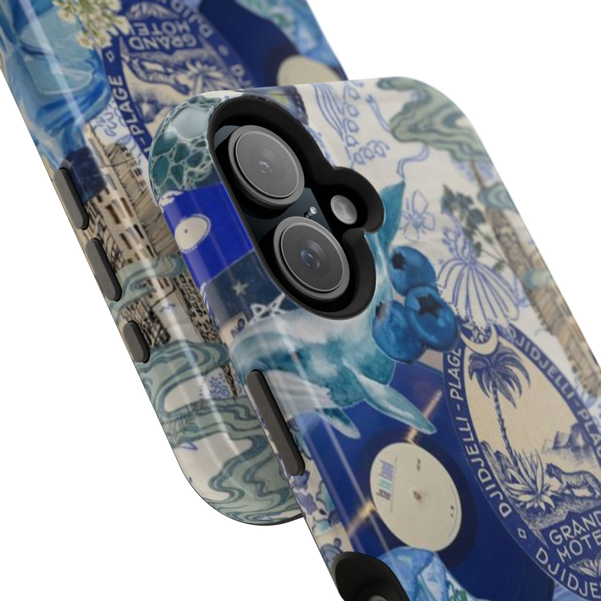 Blue Night Collage Phone Case