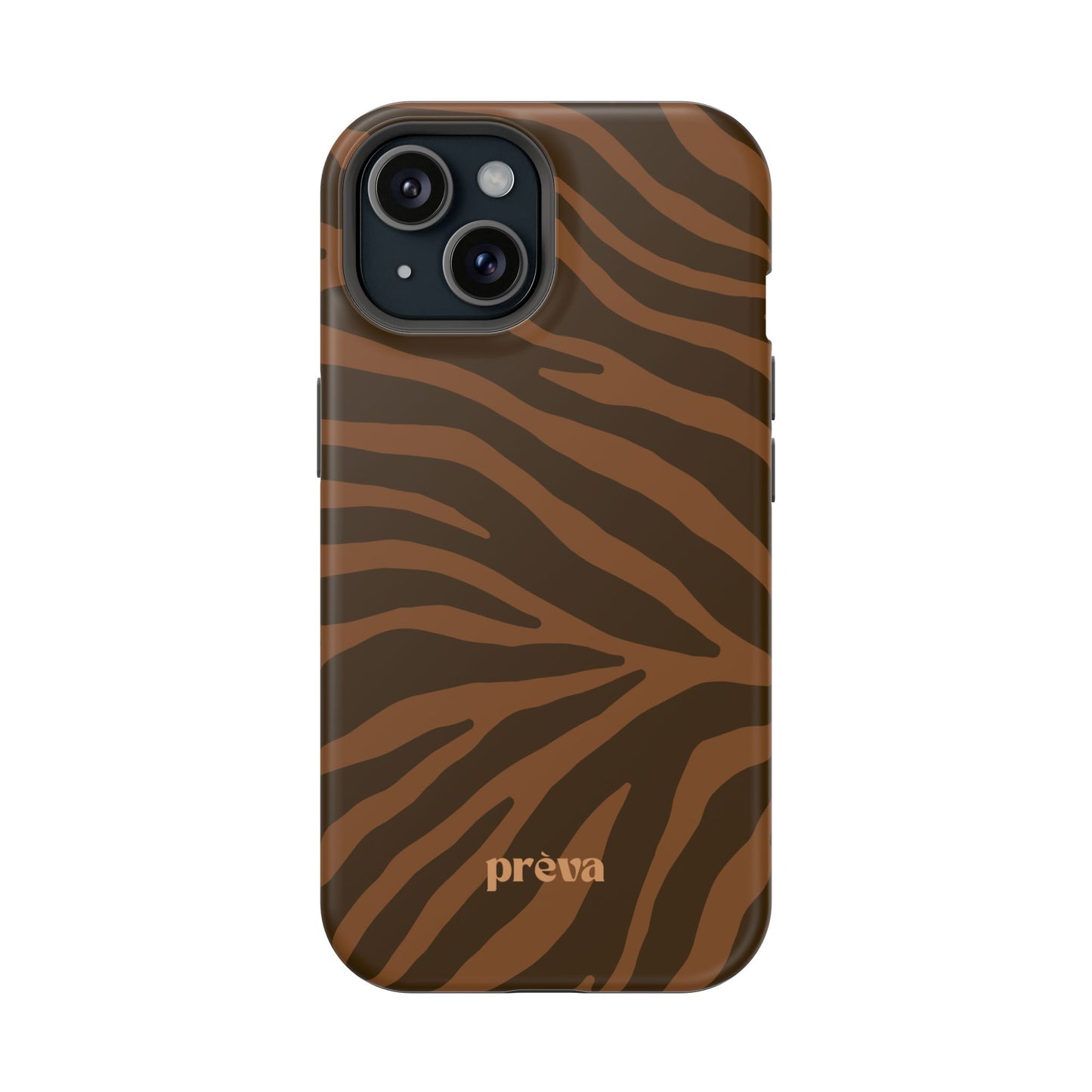 Brown Tiger Stripe Phone Case