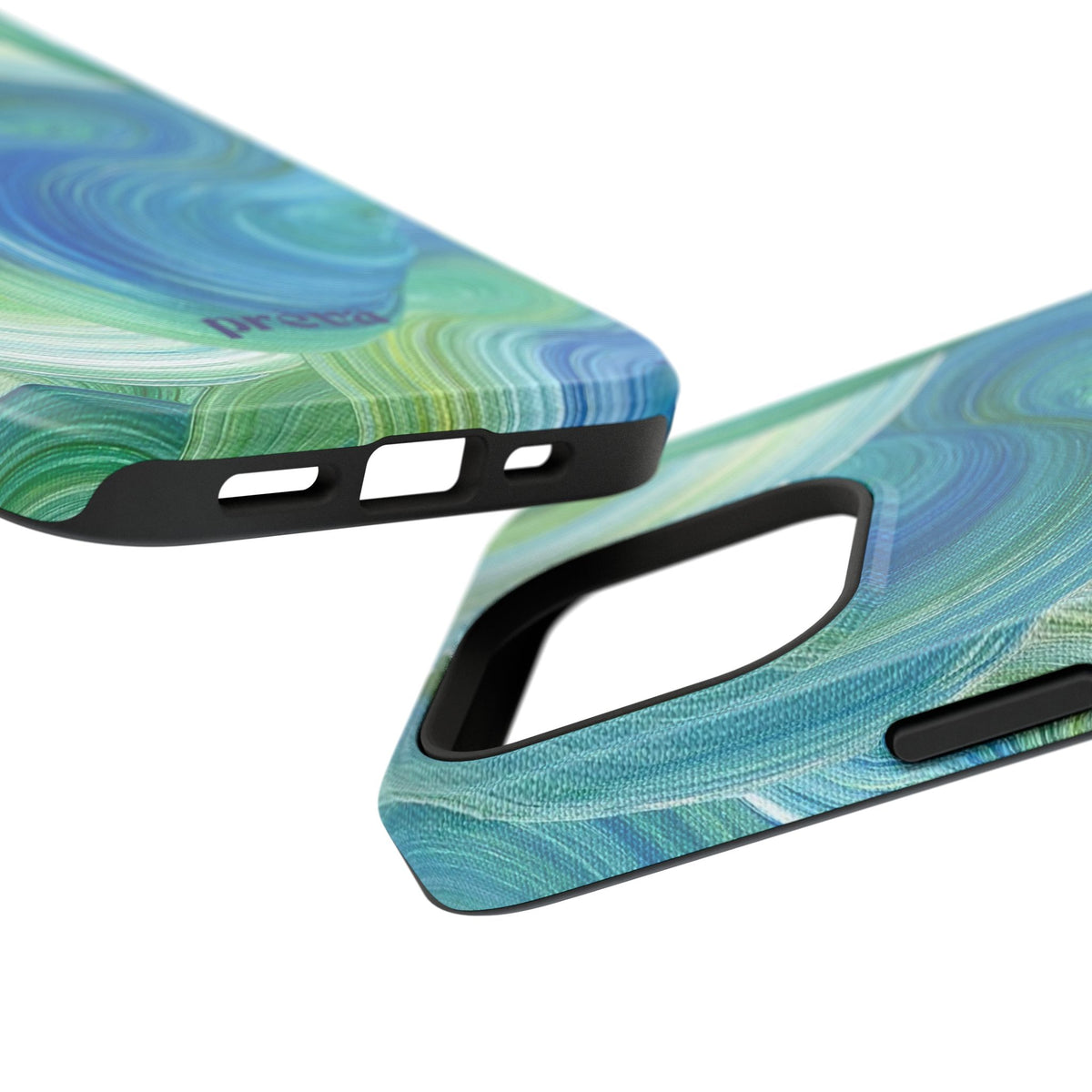Swirling Ocean Impact-Resistant Phone Case