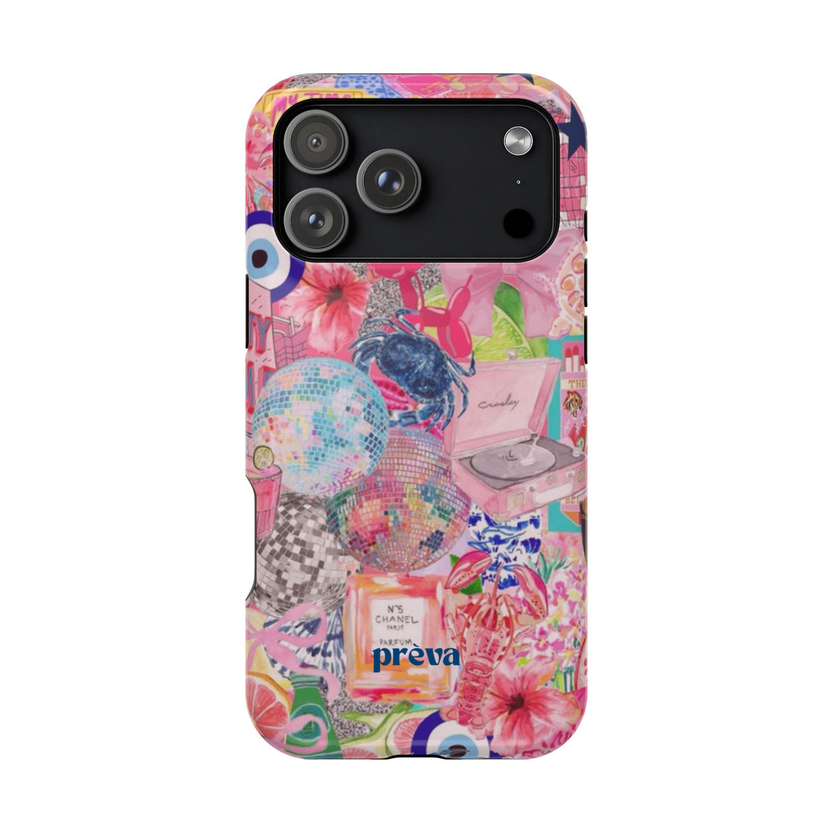 Floral & Pink Collage Phone Case
