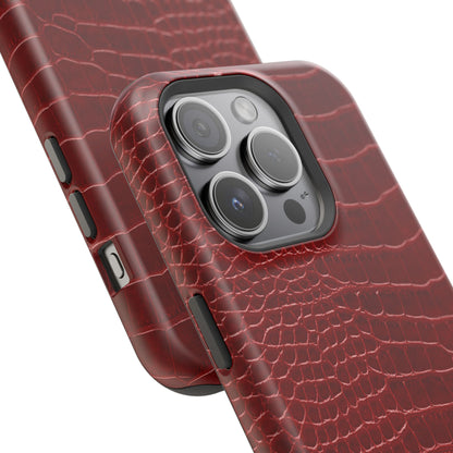 Red Croc Phone Case
