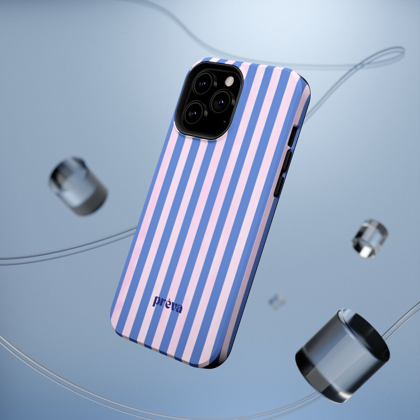Striped Purple and Pink Phone Case