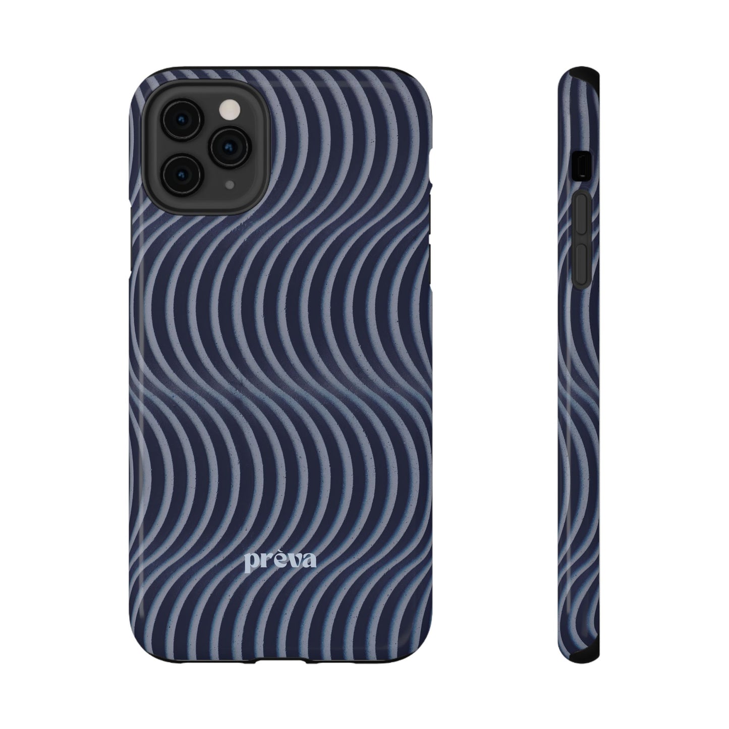 Wavy Navy Phone Case