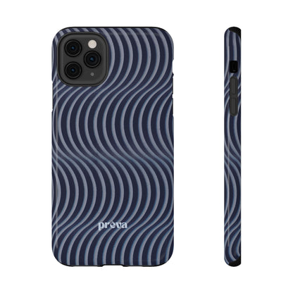 Wavy Navy Phone Case