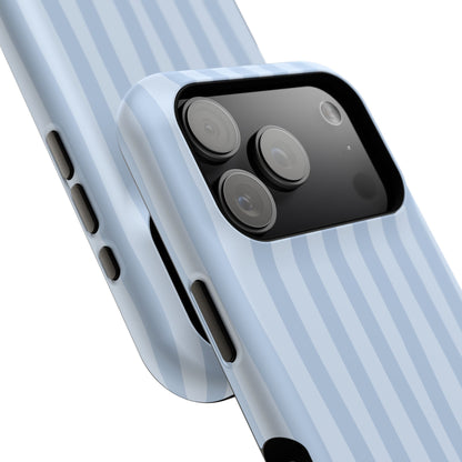 Pastel Blue Stripes Phone Case