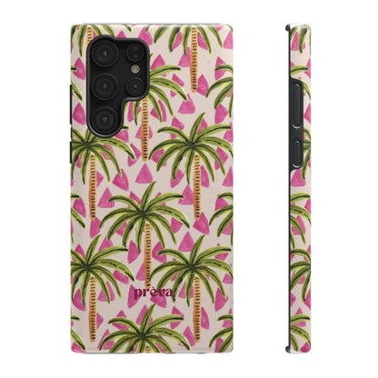 Pink & Palm Phone Case