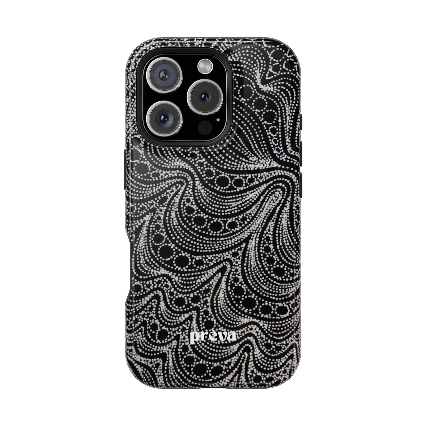 Abstract Midnight Lace Phone Case