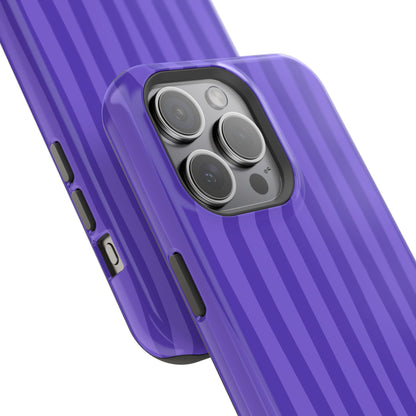 Dark Purple Stripes Phone Case