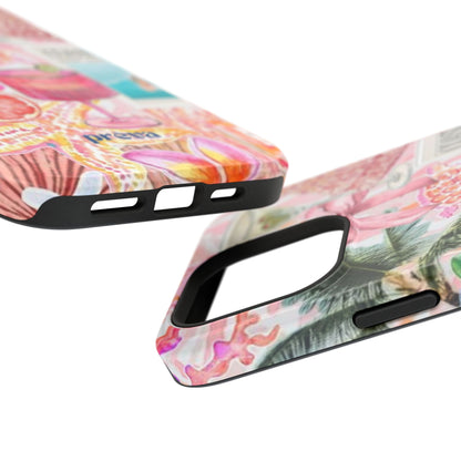 Pink Cocktail Collage Phone Case